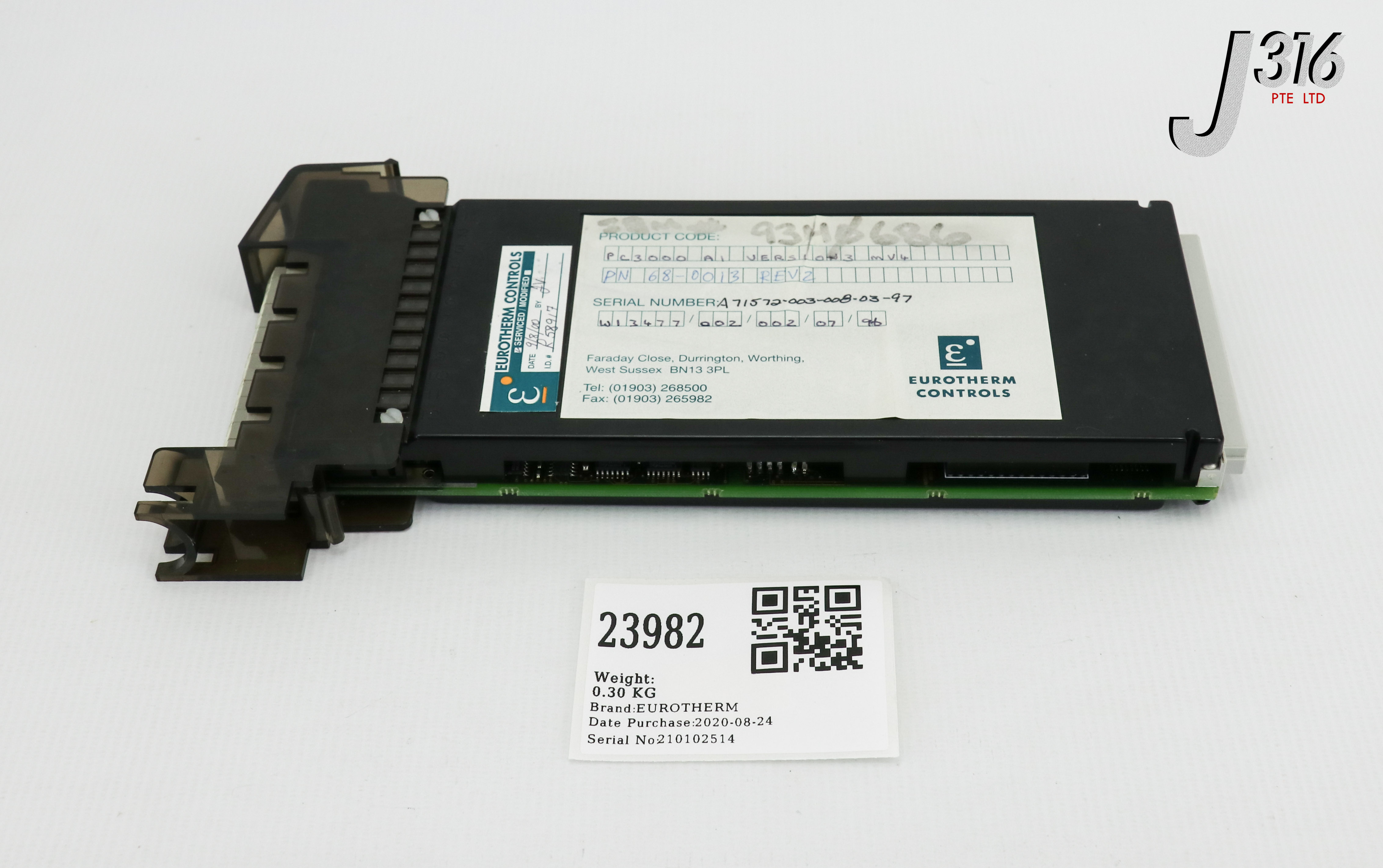 タケ② 23982 EUROTHERM PCA ANALOG INPUT-MV, P/N: 68-0013 PC3000 AI | eBay
